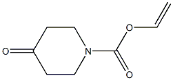 4-Oxopiperidine-1-carboxylic acid vinyl ester 结构式