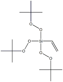 Tri(tert-butylperoxy)vinylsilane 结构式