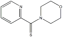 2-Morpholinocarbonothioylpyridine 结构式