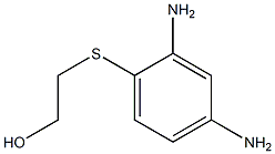 2-[(2,4-Diaminophenyl)thio]ethanol 结构式