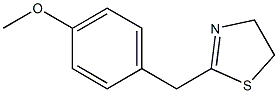 2-(p-Methoxybenzyl)-4,5-dihydrothiazole 结构式