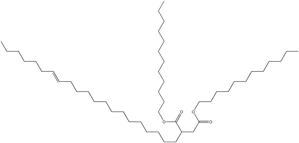 2-(14-Henicosenyl)succinic acid didodecyl ester 结构式