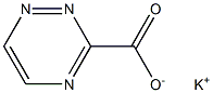 1,2,4-Triazine-3-carboxylic acid potassium salt 结构式