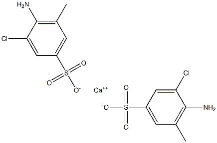 Bis(4-amino-3-chloro-5-methylbenzenesulfonic acid)calcium salt 结构式