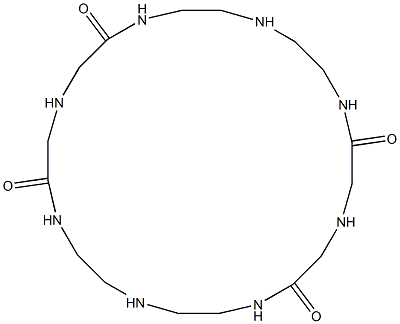 1,4,7,10,13,16,19,22-Octaazacyclotetracosane-2,6,14,18-tetrone 结构式