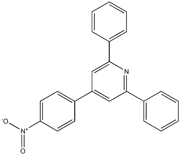 2,6-Diphenyl-4-(4-nitrophenyl)pyridine 结构式