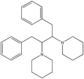 1,4-Diphenyl-2,3-bispiperidinobutane 结构式