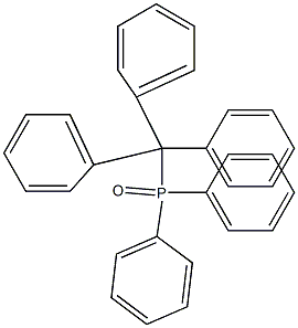 Diphenyl(triphenylmethyl)phosphine oxide 结构式