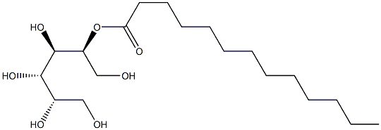 L-Mannitol 5-tridecanoate 结构式