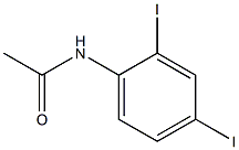 N-(2,4-Diiodophenyl)acetamide 结构式