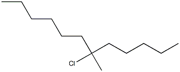 6-Chloro-6-methyldodecane 结构式