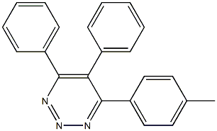 4,5-Diphenyl-6-(4-methylphenyl)-1,2,3-triazine 结构式