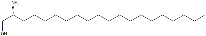 [R,(-)]-2-Amino-1-icosanol 结构式