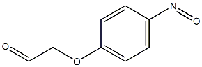 2-(4-Nitrosophenoxy)ethanal 结构式