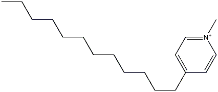 1-Methyl-4-dodecylpyridinium 结构式