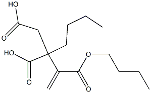 3-Butene-1,2,3-tricarboxylic acid 2,3-dibutyl ester 结构式