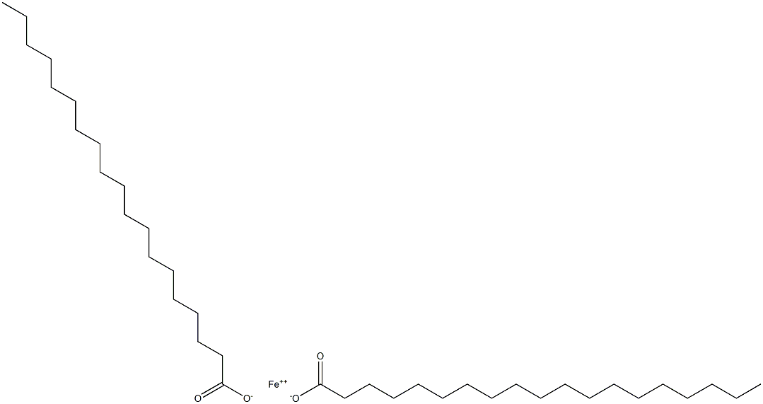 Dinonadecanoic acid iron(II) salt 结构式