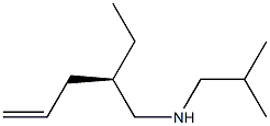 (R)-4-Ethyl-N-isobutyl-1-penten-5-amine 结构式