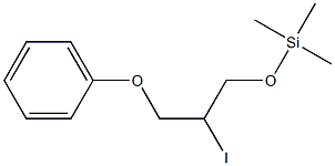 2-Iodo-1-phenoxy-3-trimethylsiloxypropane 结构式