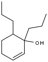 1,6-Dipropyl-2-cyclohexen-1-ol 结构式