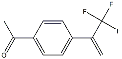4'-(1-Trifluoromethylethenyl)acetophenone 结构式