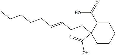 Cyclohexane-1,2-dicarboxylic acid hydrogen 1-(3-nonenyl) ester 结构式