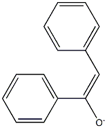 1,2-Diphenylethene-1-olate 结构式