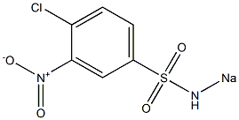 4-Chloro-3-nitro-N-sodiobenzenesulfonamide 结构式