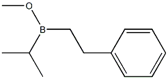 (2-Phenylethyl)isopropyl(methoxy)borane 结构式