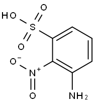 3-Amino-2-nitrobenzenesulfonic acid 结构式