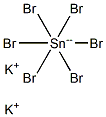 Potassium hexabromostannate(IV) 结构式