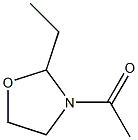 3-Acetyl-2-ethyloxazolidine 结构式