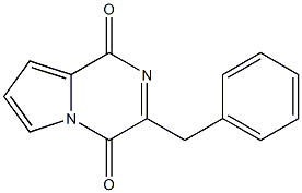 3-Benzylpyrrolo[1,2-a]pyrazine-1,4-dione 结构式