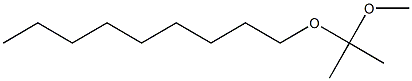 1-(1-Methoxy-1-methylethoxy)nonane 结构式