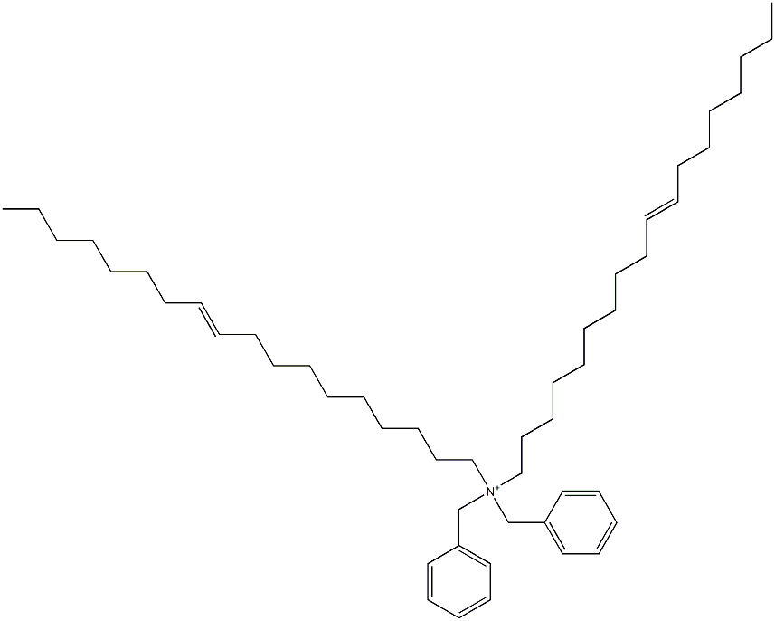 Di(10-octadecenyl)dibenzylaminium 结构式