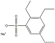 2,3,5-Triethylbenzenesulfonic acid sodium salt 结构式