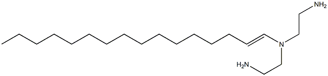 2,2'-(1-Hexadecenylimino)bis(ethanamine) 结构式