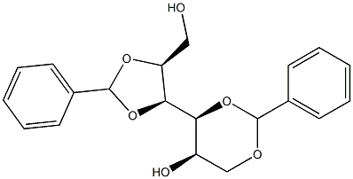 1-O,3-O:4-O,5-O-Dibenzylidene-L-glucitol 结构式