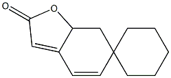 Spiro[benzofuran-6(7H),1'-cyclohexan]-2(7aH)-one 结构式