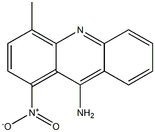 4-Methyl-9-amino-1-nitroacridine 结构式