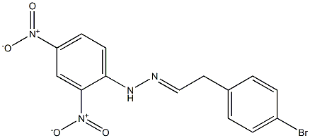 4-Bromophenylacetaldehyde 2,4-dinitrophenyl hydrazone 结构式