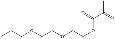 Methacrylic acid 2-(2-propoxyethoxy)ethyl ester 结构式
