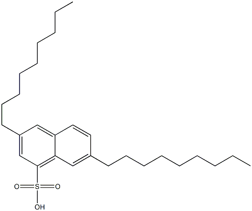 3,7-Dinonylnaphthalene-1-sulfonic acid 结构式