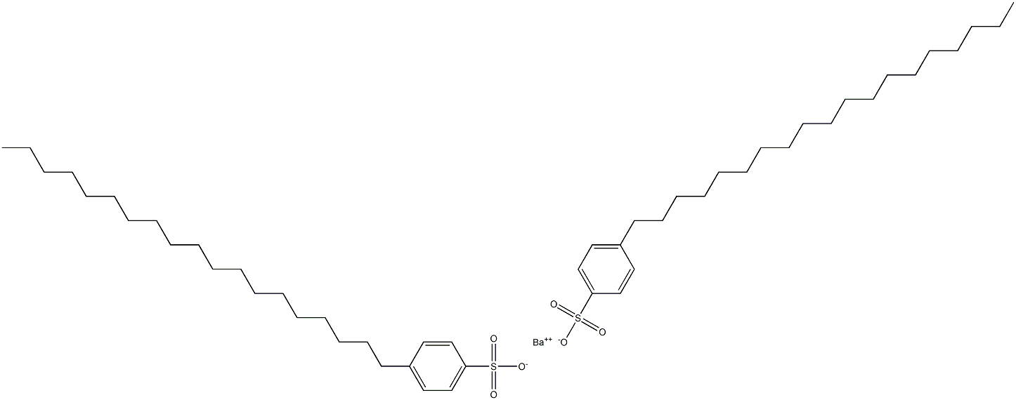 Bis(4-nonadecylbenzenesulfonic acid)barium salt 结构式