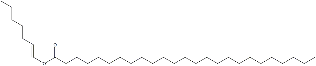 Pentacosanoic acid 1-heptenyl ester 结构式