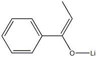 1-Phenyl-1-(lithiooxy)-1-propene 结构式