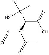 N-Nitroso-N-acetyl-L-penicillamine 结构式