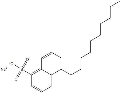 5-Decyl-1-naphthalenesulfonic acid sodium salt 结构式