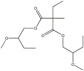 Butane-2,2-dicarboxylic acid bis(2-methoxybutyl) ester 结构式