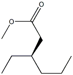 (R)-3-Ethylhexanoic acid methyl ester 结构式